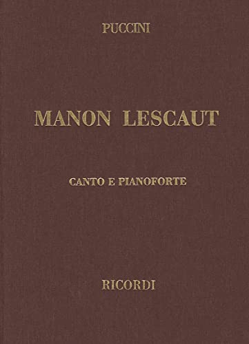 Manon Lescaut: Vocal Score