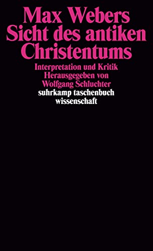 Max Webers Sicht des antiken Christentums: Interpretation und Kritik (suhrkamp taschenbuch wissenschaft)