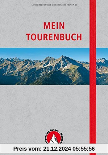 Mein Tourenbuch: Notizbuch mit Infoteil