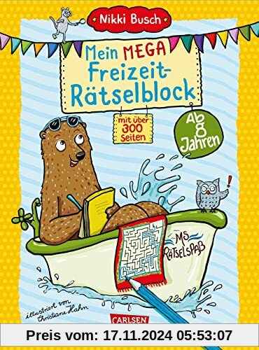 Mein mega Freizeit-Rätselblock: Spiel und Spaß mit über 300 Rätseln für Jungs und Mädchen ab 8 (2)