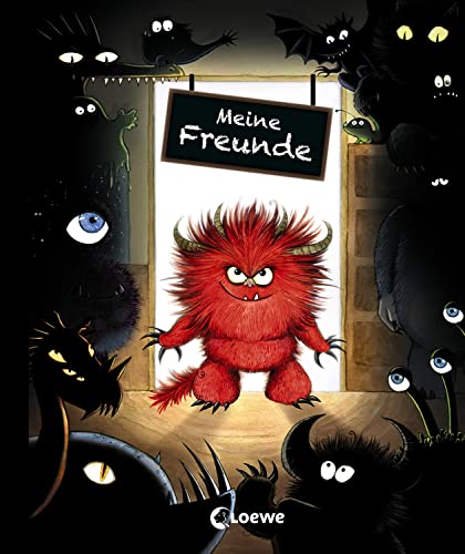 Meine Freunde (Monster): Das perfekte Geschenk zum Schulanfang und neue Freunde kennenlernen - Freundebuch, Eintragbuch, Poesiealbum mit Wendecover für Kinder ab 6 Jahren (Eintragbücher)