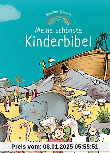 Meine schönste Kinderbibel: Bibelgeschichten mit vielen Bildern für Kinder ab 4 Jahren - Geschenk zu Taufe, Ostern oder Weihnachten