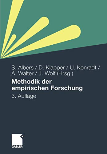 Methodik der empirischen Forschung (German Edition) von Gabler Verlag