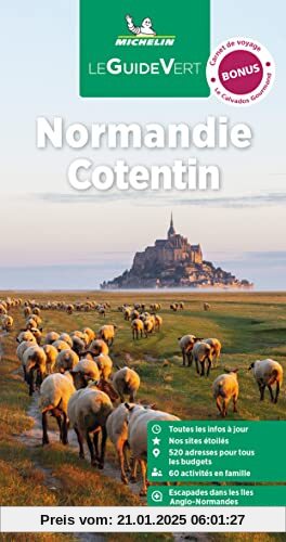 Michelin Le Guide Vert Normandie Cotentin: îles Anglo-Normandes (MICHELIN Grüne Reiseführer)