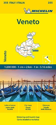 Michelin Venetien: Straßen- und Tourismuskarte 1:200.000 (MICHELIN Localkarten) von MICHELIN