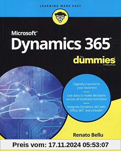 Microsoft Dynamics 365 For Dummies (For Dummies (Computer/Tech))