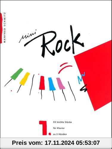 Mini-Rock für Klavier Heft 1: 53 leichte Stücke (DV 31101)