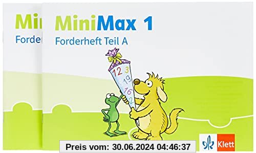 MiniMax 1: Forderheft (Teil A und Teil B) Klasse 1 (MiniMax. Ausgabe ab 2019)