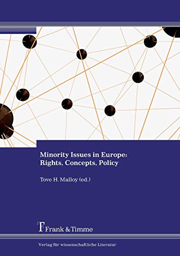 Minority Issues in Europe: Rights, Concepts, Policy: 0 von Frank & Timme GmbH