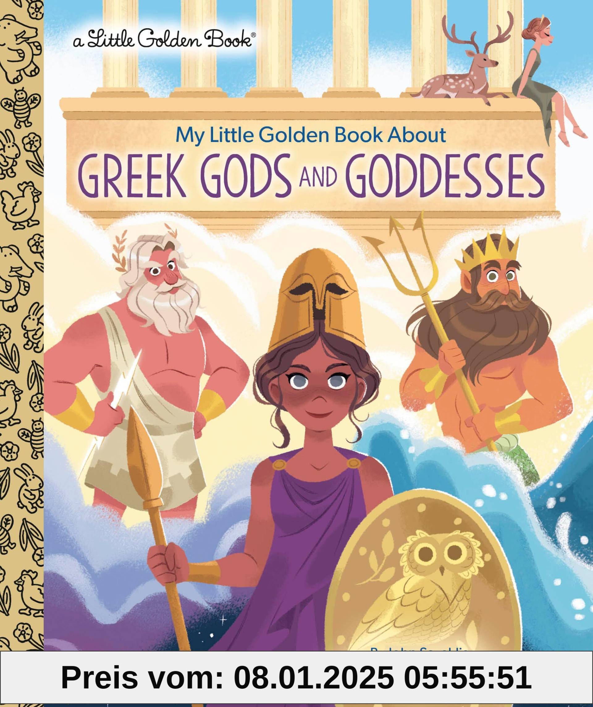 My Little Golden Book About Greek Gods and Goddesses