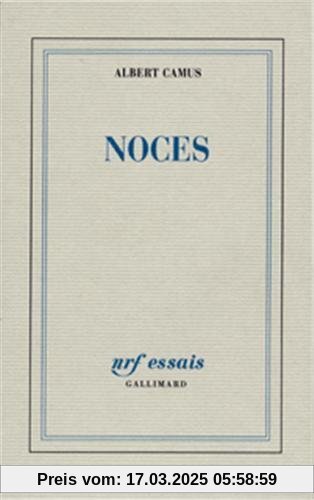 Noces (Nrf Essais)