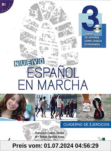 Nuevo Español en marcha 3: Curso de español como lengua extranjera / Arbeitsbuch mit Audio-CD