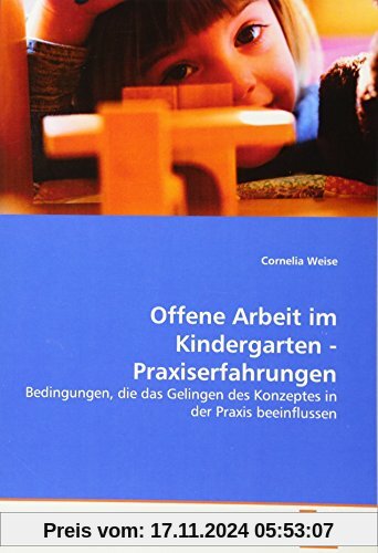 Offene Arbeit im Kindergarten - Praxiserfahrungen: Bedingungen, die das Gelingen des Konzeptes in der Praxis beeinflussen