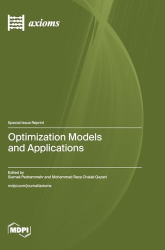 Optimization Models and Applications von MDPI AG