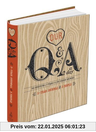 Our Q&A a Day: 3-Year Journal for 2 People