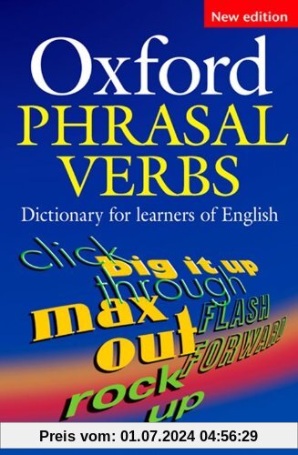 Oxford Phrasal Verbs Dictionary: For Learners of English (Diccionarios)