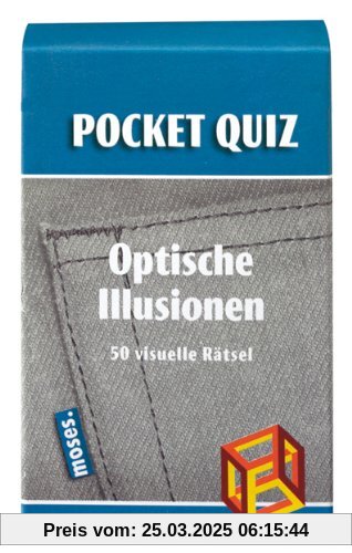 POCKET-QUIZ: Optische Illusionen: 50 visuelle Rätsel. Für Erwachsene