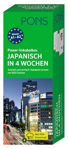 PONS Power-Vokabelbox Japanisch: Schnell und einfach Vokabeln lernen mit 800 Karten von PONS Langenscheidt GmbH