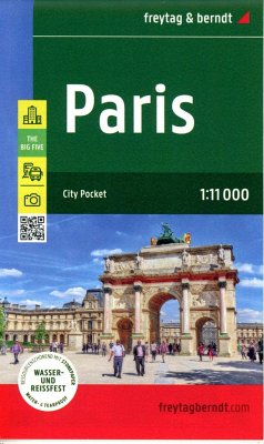 Paris, Stadtplan 1:11.000, freytag & berndt von Freytag-Berndt u. Artaria