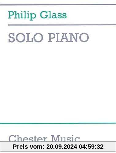 Philip Glass: Solo Piano