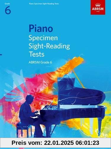 Piano Specimen Sight-Reading Tests, Grade 6 (ABRSM Sight-Reading)