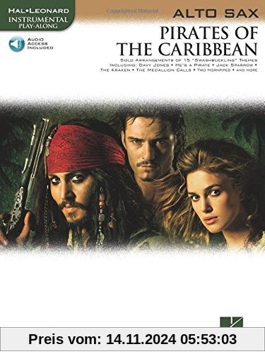 Pirates Of The Caribbean (Alto Sax Book & CD): Noten, Bundle, CD für Alt-Saxophon (Instrumental Play-along)