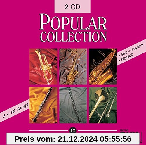 Popular Collection 10, Doppel-CD, Halb- und Vollplayback