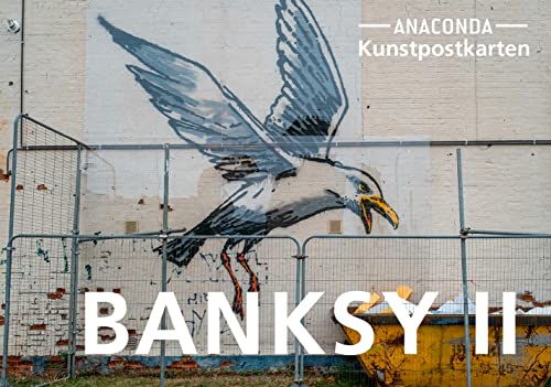 Postkarten-Set Banksy II: 18 Kunstpostkarten aus hochwertigem Karton. ca. 0,44€ pro Karte. Berühmte Banksy Bilder: Streetart zum Sammeln, Verschicken ... Postcrossing (Anaconda Postkarten, Band 61) von Anaconda Verlag