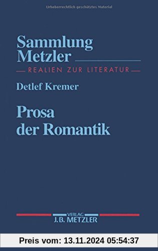 Prosa der Romantik (Sammlung Metzler)