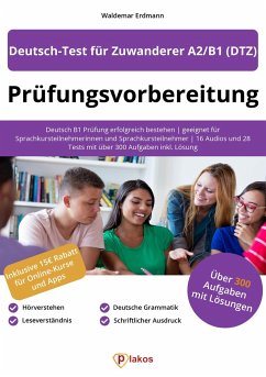 Prüfungsvorbereitung Deutsch-Test für Zuwanderer A2/B1 (DTZ) von Plakos
