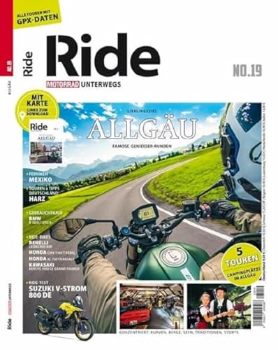 RIDE - Motorrad unterwegs, No. 19: Allgäu von Motorbuch