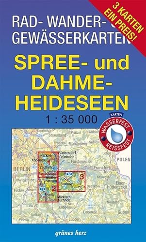 Rad-, Wander- und Gewässerkarten-Set: Spree- und Dahme-Heideseen: Mit den Karten: "Dahme-Seen: Königs Wusterhausen, Teupitz", "Dahme-Spree: Köpenik, ... Berlin/Brandenburg: Maßstab 1:35.000)