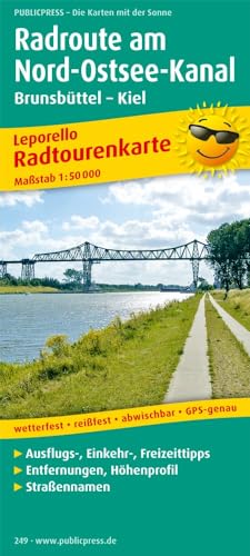 Radroute Nord-Ostsee-Kanal: Leporello Radtourenkarte mit Ausflugszielen, Einkehr- & Freizeittipps, wetterfest, reissfest, abwischbar, GPS-genau. 1:50000 (Leporello Radtourenkarte: LEP-RK) von FREYTAG-BERNDT UND ARTARIA