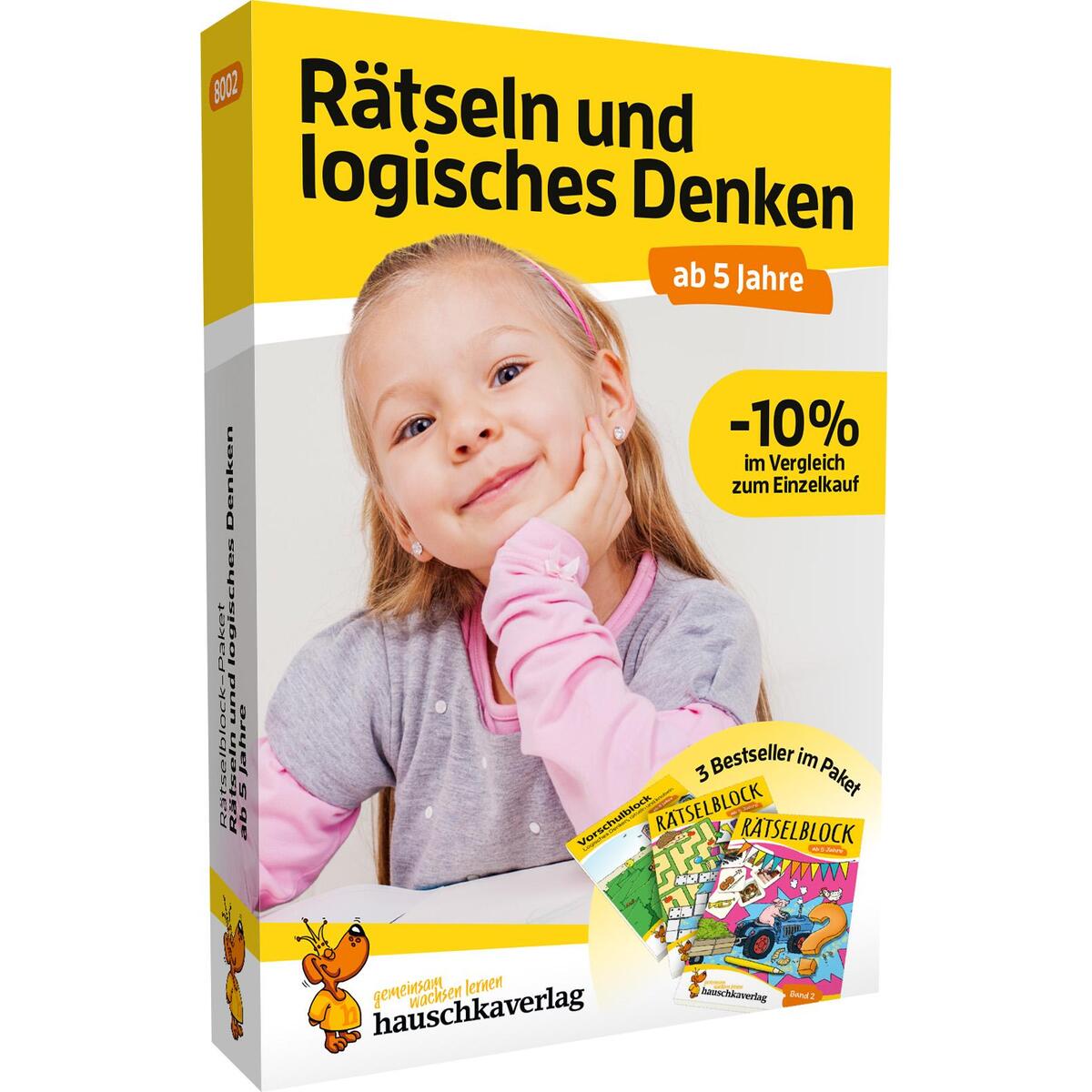 Rätselblock-Paket ab 5 Jahre - Rätseln und logisches Denken von Hauschka Verlag GmbH