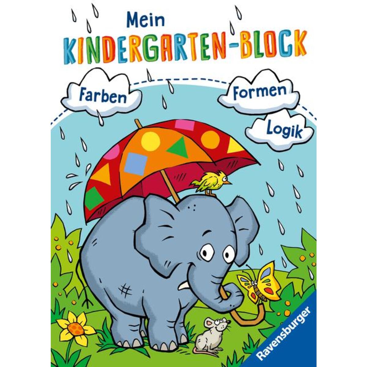 Ravensburger Mein Kindergarten-Block - Farben, Formen, Logik- Rätselspaß für Kin... von Ravensburger Verlag