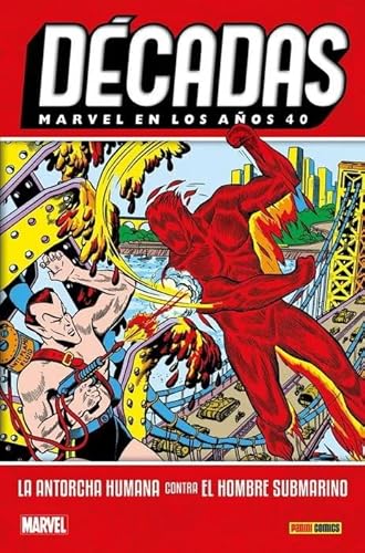 Recirculación marvel décadas en los 40s: la antorcha humana contra el hombr submarino (precio reduci von PANINI ESPAÑA S.A.