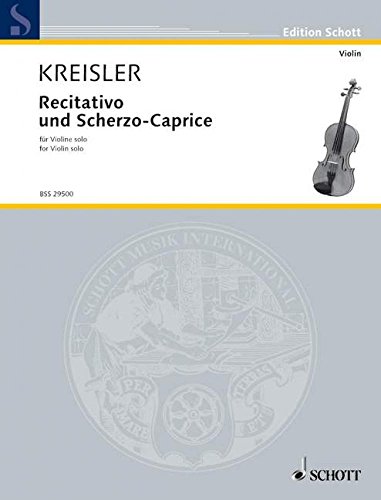 Recitativo und Scherzo-Caprice: op. 6. Violine.: No. 4. op. 6. violin. (Edition Schott) von Schott Music Distribution