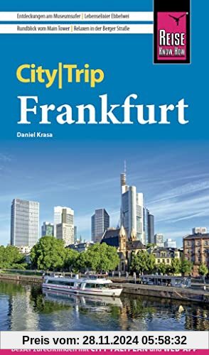 Reise Know-How CityTrip Frankfurt: Reiseführer mit Stadtplan und kostenloser Web-App