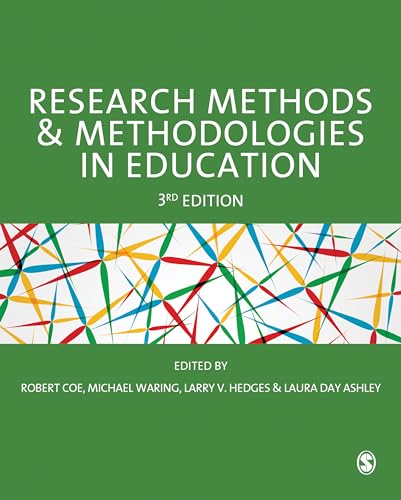 Research Methods and Methodologies in Education von Sage Publications
