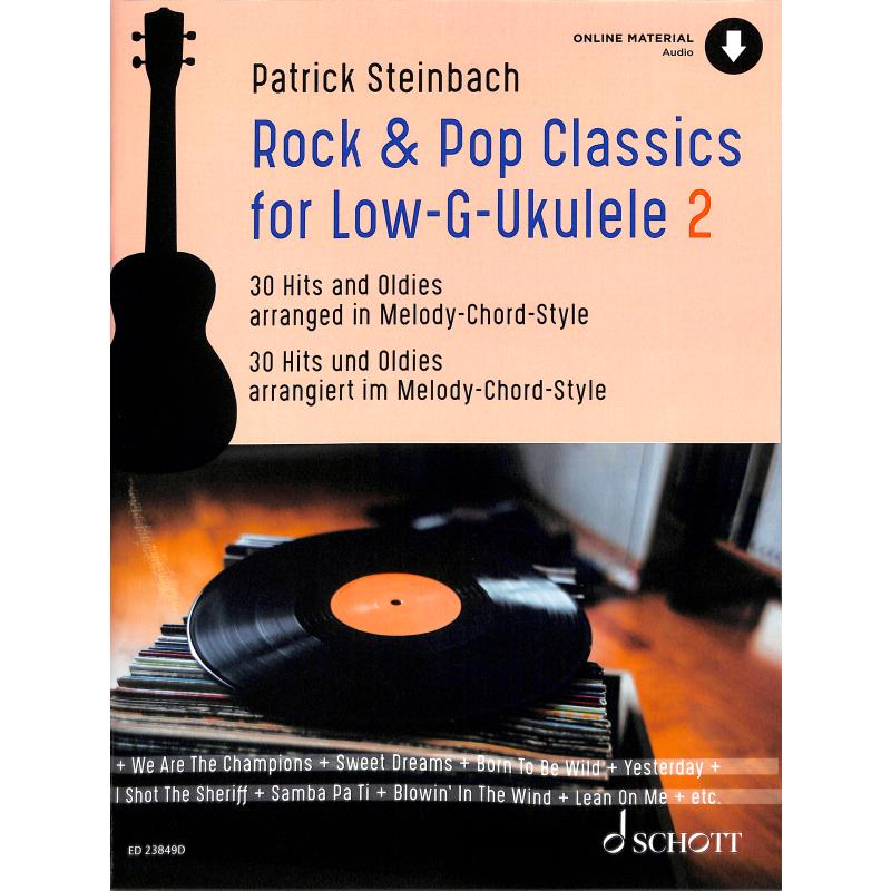 Rock + Pop Classics for Low G Ukulele 2