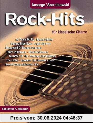 Rock-Hits: 25 beliebte Songs. Gitarre. Spielbuch.