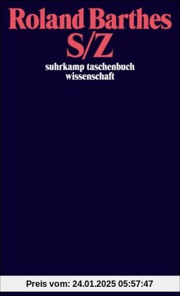 S/Z (suhrkamp taschenbuch wissenschaft)