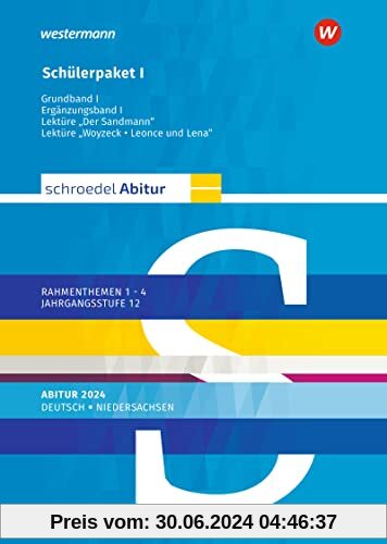 Schroedel Abitur - Ausgabe für Niedersachsen 2024: Schülerpaket I zum Abitur 2024 Jahrgangsstufe 12