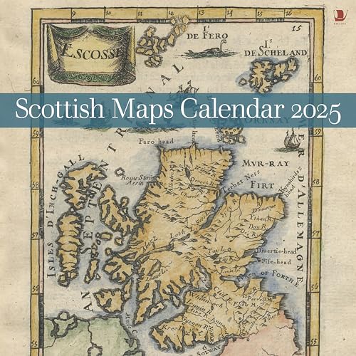Scottish Maps Calendar 2025 von Birlinn Ltd
