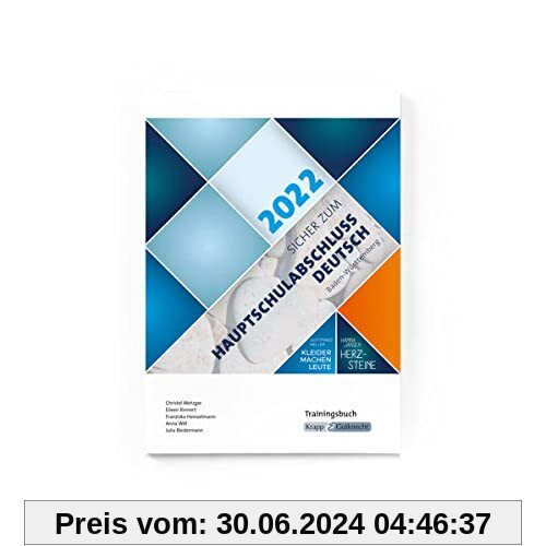 Sicher zum Hauptschulabschluss Deutsch Baden-Württemberg 2022: Trainingsbuch, Schülerarbeitsheft, Prüfungsvorbereitung, Lernmittel