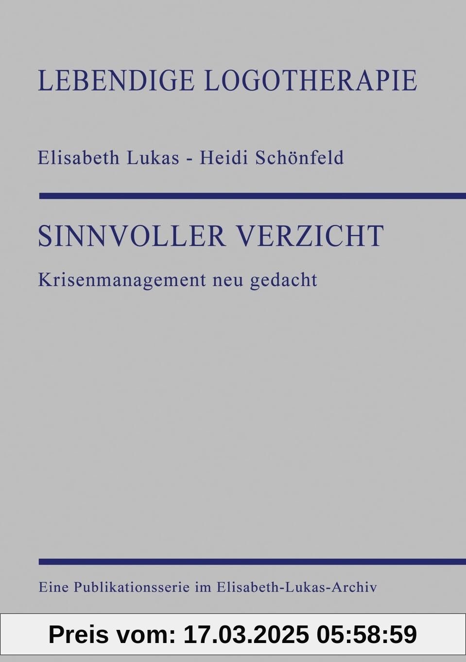 Sinnvoller Verzicht: Krisenmanagement neu gedacht