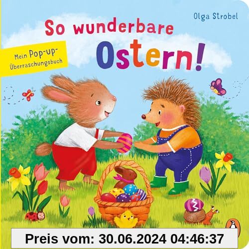 So wunderbare Ostern! – Mein Pop-up-Überraschungsbuch: Ein Pappbilderbuch mit Schiebern und Pop up-Elementen für Kinder ab 2,5 Jahren