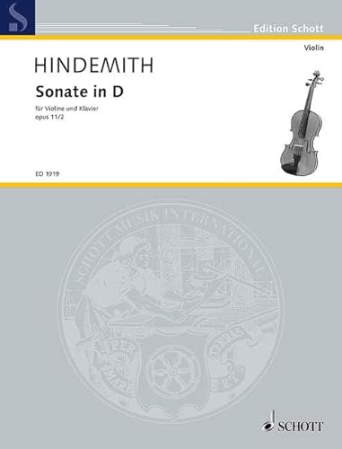 Sonate in D: op. 11/2. Violine und Klavier. (Edition Schott) von SCHOTT MUSIC GmbH & Co KG, Mainz