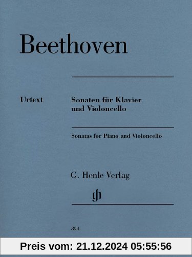 Sonaten für Klavier und Violoncello