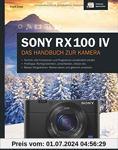 Sony RX100 IV: Das Handbuch zur Kamera